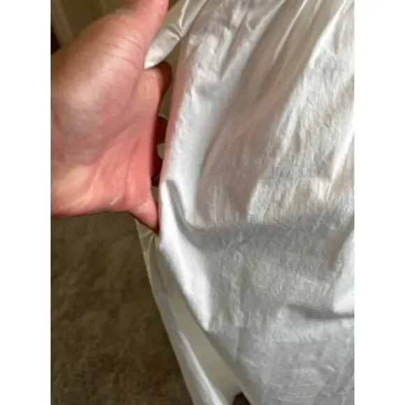 Zara Poplin Midi Dress With Ties Women's Size XS - NWTs Coquette - Picture 6 of 12